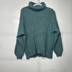 American Eagle Women’s Small Green Cowl Neck Knit Sweater